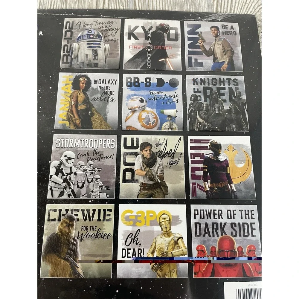 Star Wars The Rise of Skywalker 2020 Wall Calendar 16 Month DateWorks Disney NEW